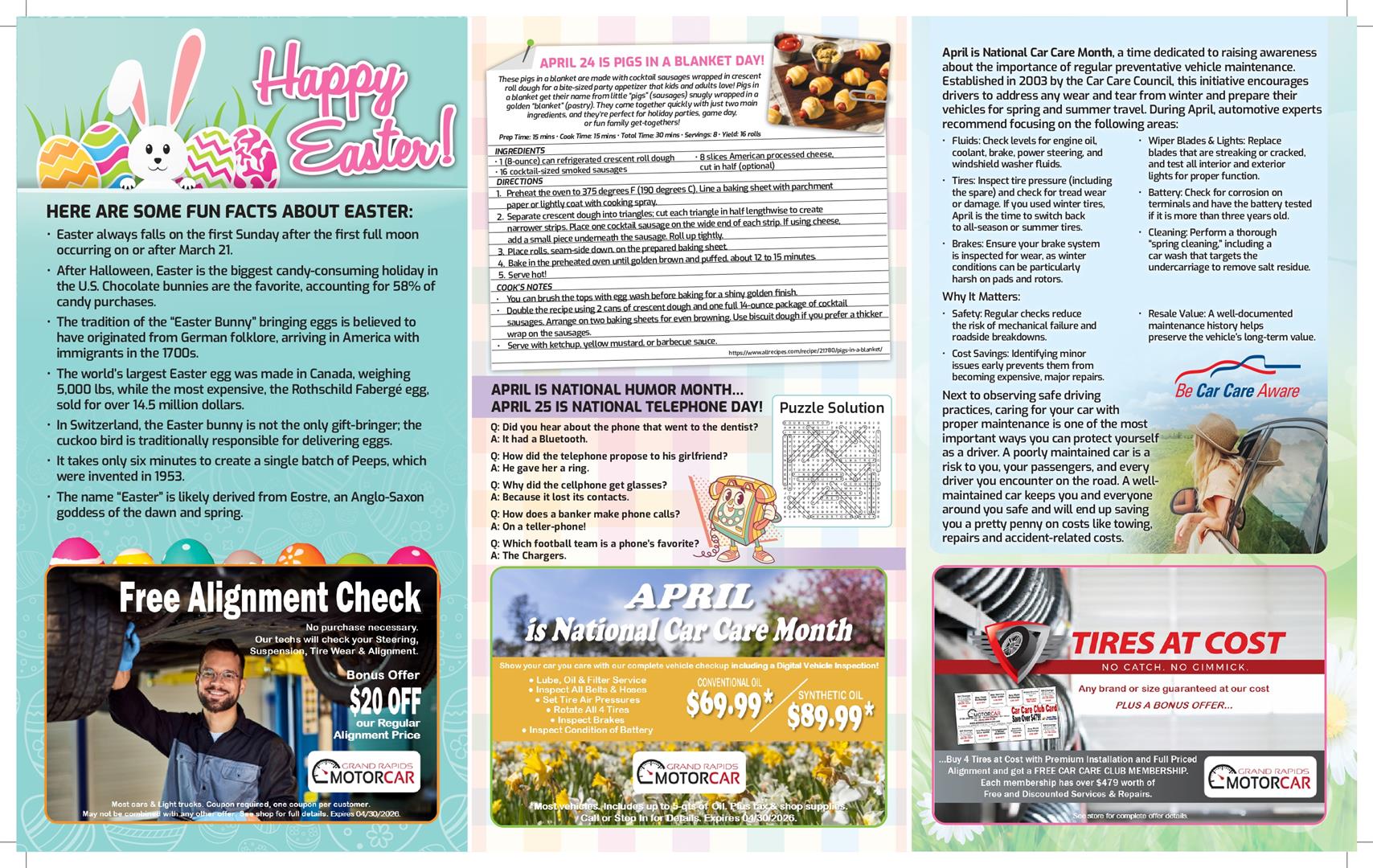 November Newsletter Part 2 | Grand Rapids Motorcar